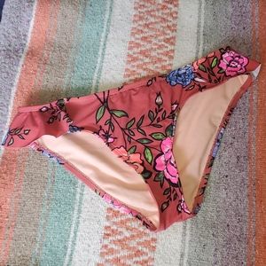 NWOT NO Boundaries Floral Bikini Bottom Size Small
